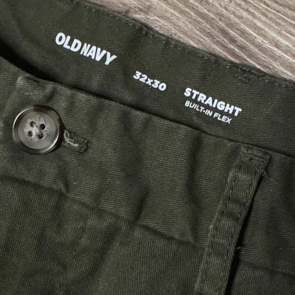 Old Navy Olive Green Straight Pants
